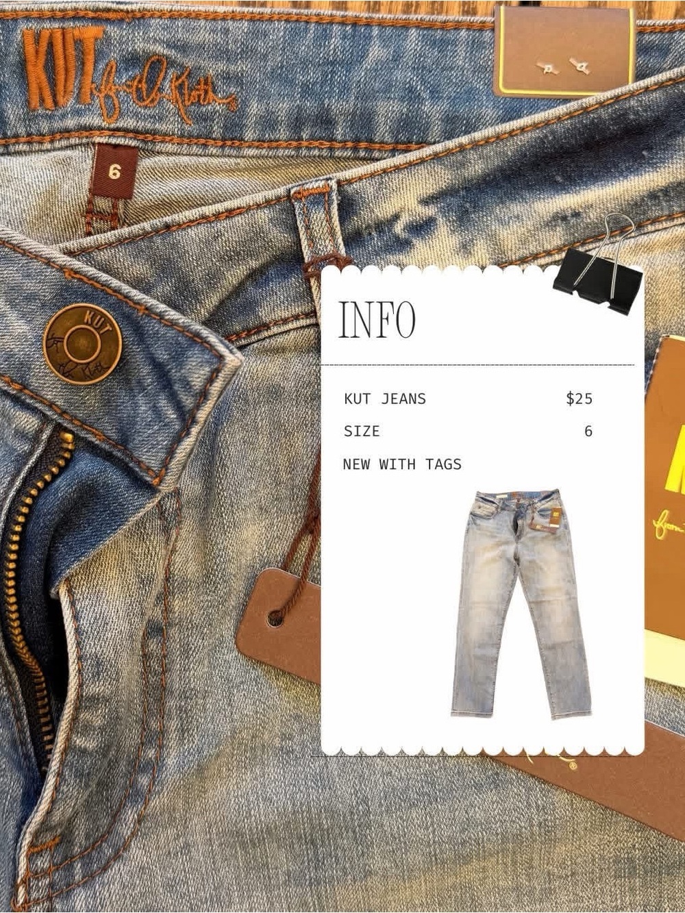 Kut from the Kloth Light Blue Men's Straight Jeans
